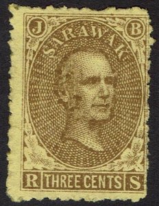 SARAWAK 1869 RAJA JAMES BROOKE 3C