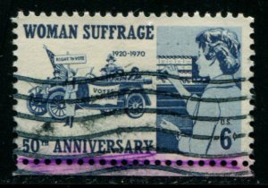 1406 US 6c Woman Suffrage, used