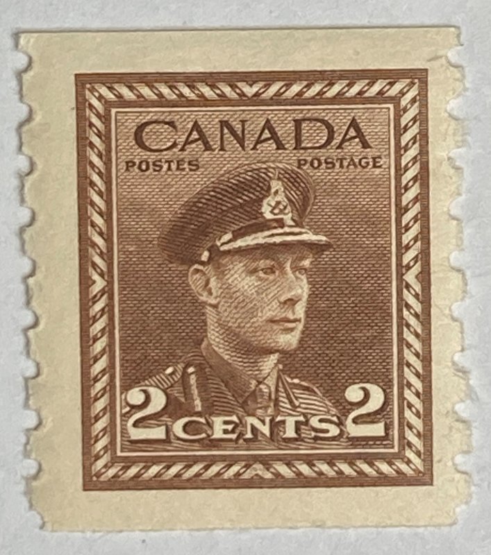 CANADA 1942-43 #264 King George VI War Issue Coil - MH