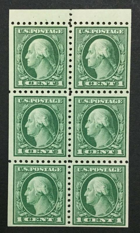 MOMEN: US #462a BOOKLET PANE MINT OG H #28840