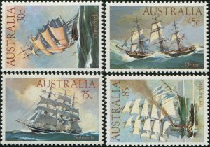 Australia 1984 SG911 Clipper Ships set MNH