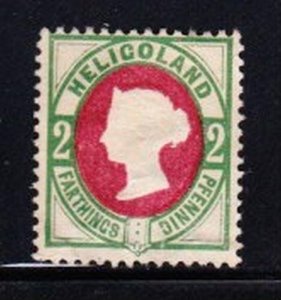 Album Treasures  Heligoland Scott #  15   2pf Victoria  Mint No Gum