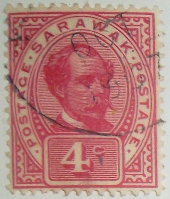 1899 SARAWAK BROOKE Scott #39 Free US Shipping