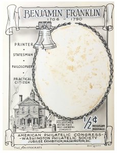 US The Aristocrat Artwork 1955 #1030 Benjamin Franklin