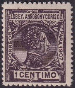 Elobey Annobon & Corisco 1907 Sc 39 MNH**
