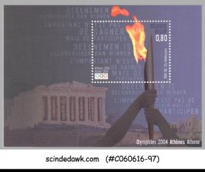 BELGIUM - 2004 XXVIII OLYMPIC GAMES, ATHENS - MINIATURE SHEET MINT NH