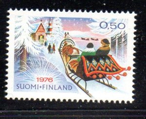 Finland Sc 589 1976 Christmas stamp mint NH