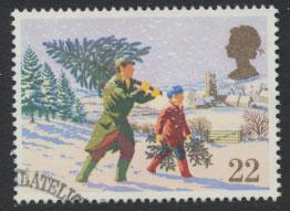 GB SG 1527 SC# 1341 - Used First Day Cancel - Christmas