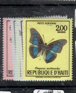 HAITI   BUTTERFLIES   SC 625-627, C348-350        MNH         P0326A H