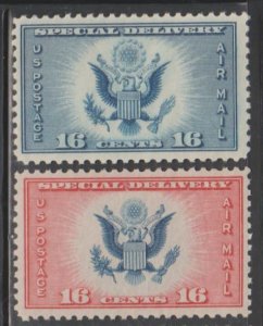 U.S. Scott #CE1-CE2 Special Delivery Airmail Stamp - Mint NH Set