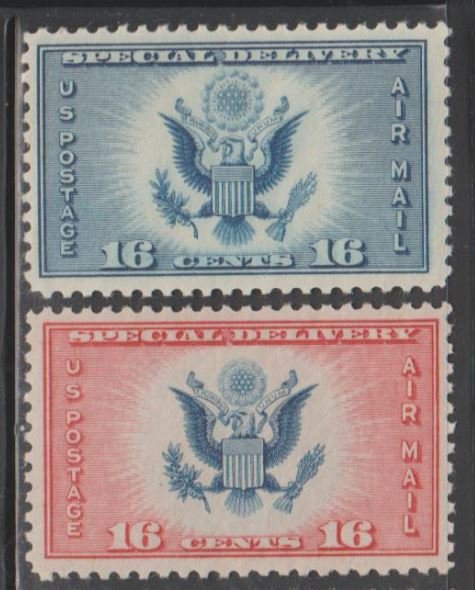 U.S. Scott #CE1-CE2 Special Delivery Airmail Stamp - Mint NH Set