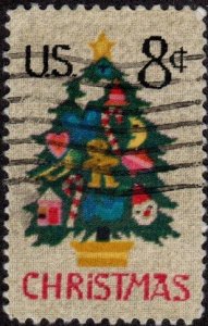 United States 1508 - Used - 8c Christmas / Tree (1973) +