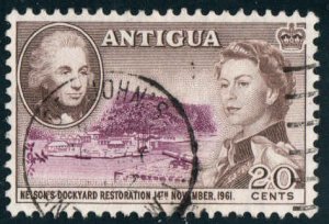 Antigua  #127  Used CV $1.60