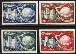 Monaco Sc #C30-C33 Mint Hinged Imperforate