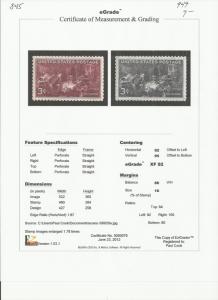 # 949 MINT NEVER HINGED DOCTORS XF+