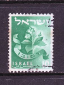 Israel  Scott # 105 used single