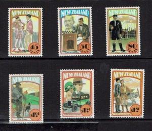 New Zealand: 1992, New Zealand in the 1920's,  MNH set