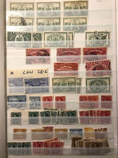 Canada - Stock book of issues- Huge Value $$$$$