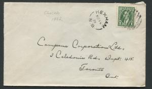 NEW BRUNSWICK SPLIT RING TOWN CANCEL COVER HEXHAM