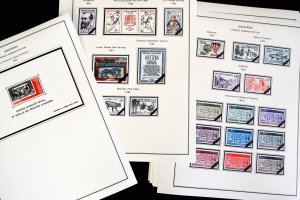 COLOR PRINTED ANDORRA [FRENCH] 1931-2020 STAMP ALBUM PAGES (100 illustr. pages)