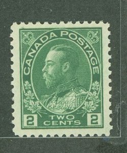Canada #107 Mint (NH) Single (King)