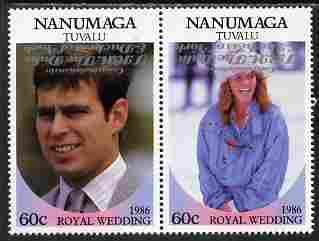 Tuvalu - Nanumaga 1986 Royal Wedding (Andrew & Fergie...