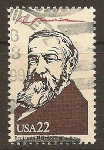 US ~ Scott # 2218e ~ Used ~ Benjamin Harrison