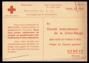 USA 1943 North Africa Germany POW Camp Stalag III Red Cross Cover Catholic 89665