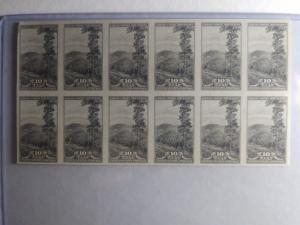 SCOTT # 765 STUNNING IMPERFERATED BLOCK OF 12 NGAI MINT NEVER HINGED