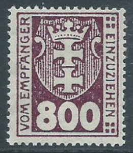 Danzig, Sc #J20, 800pf MH