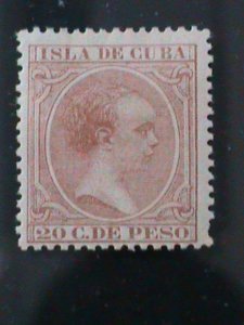 ​CUBA 1890 SC#152 KING ALFONSO XIII-MH-VF-134 YEARS OLD WE SHIP TO WORLDWIDE