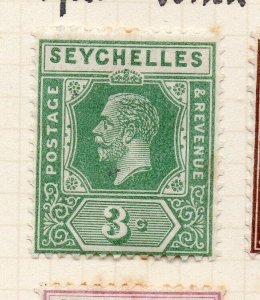 Seychelles 1921 Early Issue Fine Mint Hinged 3c. NW-99363