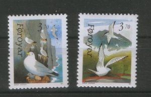 FAROE ISLANDS-MNH-SET-FAUNA-BIRDS-1991. 