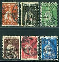 Portugal Scott 490-5 Used 1929 complete Revilidado set. C...