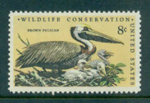 1466 8c Brown Pelican Fine MNH