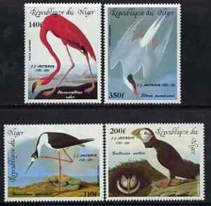 NIGER REP - 1985 - John Audubon, Birds - Perf 4v Set - Mint Never Hinged