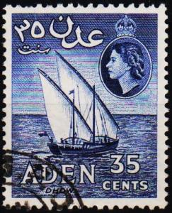 Aden.1953 35c  S.G.56 Fine Used