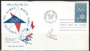 F2161   UNITED STATES   FDC # 1146      VIII Olympic Winter Games
