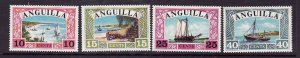 Anguilla-Sc#32-5-unused NH set-Sailboats-id2- 1968-