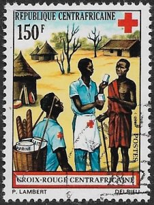 CENTRAL AFRICAN REPUBLIC 1972 RED CROSS DAY Issue Sc 158 CTO Used