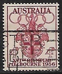 Australia # 288 - Melbourne Arms - used....{KBl22}