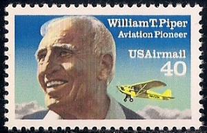 C132 40 cent William T. Piper,  mint OG NH XF