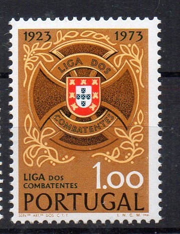 PORTUGAL - 1973 - 50th ANNIVERSARY OF THE VETERANS FOUNDATION - 1.0 -