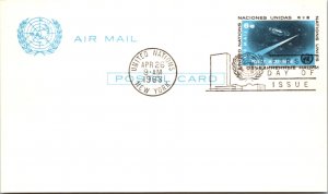 United Nations, New York, Government Postal Card, Worldwide First Day Cover