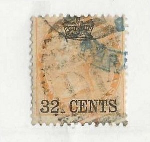 Straits Settlements Sc #9  32 cents on 2 cents used VF