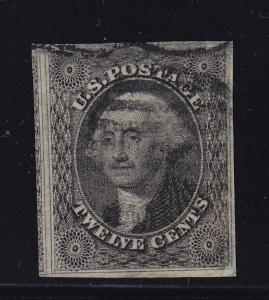 17 VF-XF 4 margins used neat cancel with nice color ! see pic !