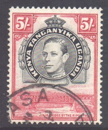 KUT Scott 83b - SG148a, 1938 George VI 5/- used