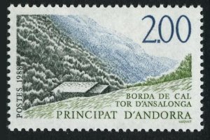 Andorra Fr 366, hinged. Mi 393. Tor D'Ansalonga Farmhouse, Ansalonga Pass, 1988