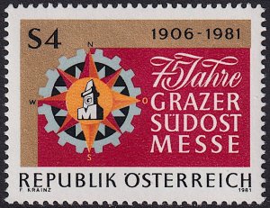 Austria - 1981 - Scott #1189 - MNH - South-East Fair Graz