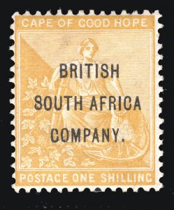 MOMEN: RHODESIA SG #64 1896 MINT OG H £150 LOT #66760*